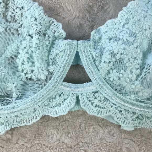Free People Daydreamer Lace Bra Ice Fog Blue - Picture 3 of 7